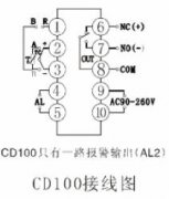 CD100温控接线图